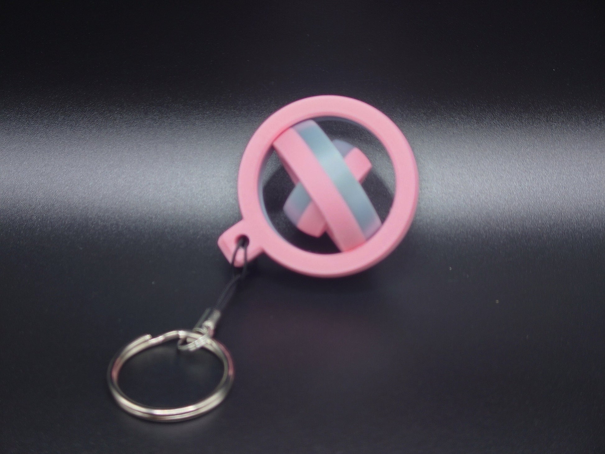 Fidget Circle Gyro Keyring - Keep Your Hands Busy!