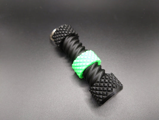 3D Printed Fidget Thick Bolt Keyring