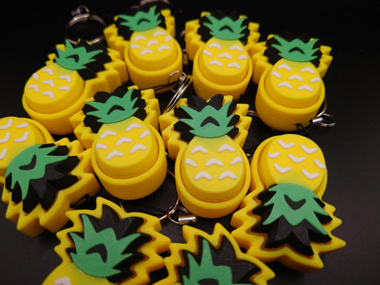 Pineapple Fidget EDC Anxiety Aid Keyring Clicker