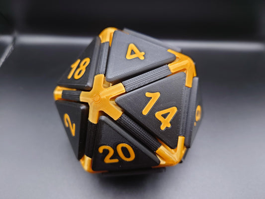 D20 Dice 3d Printed fidget Clicker, DND Die Keyboard Switch Desk Toy