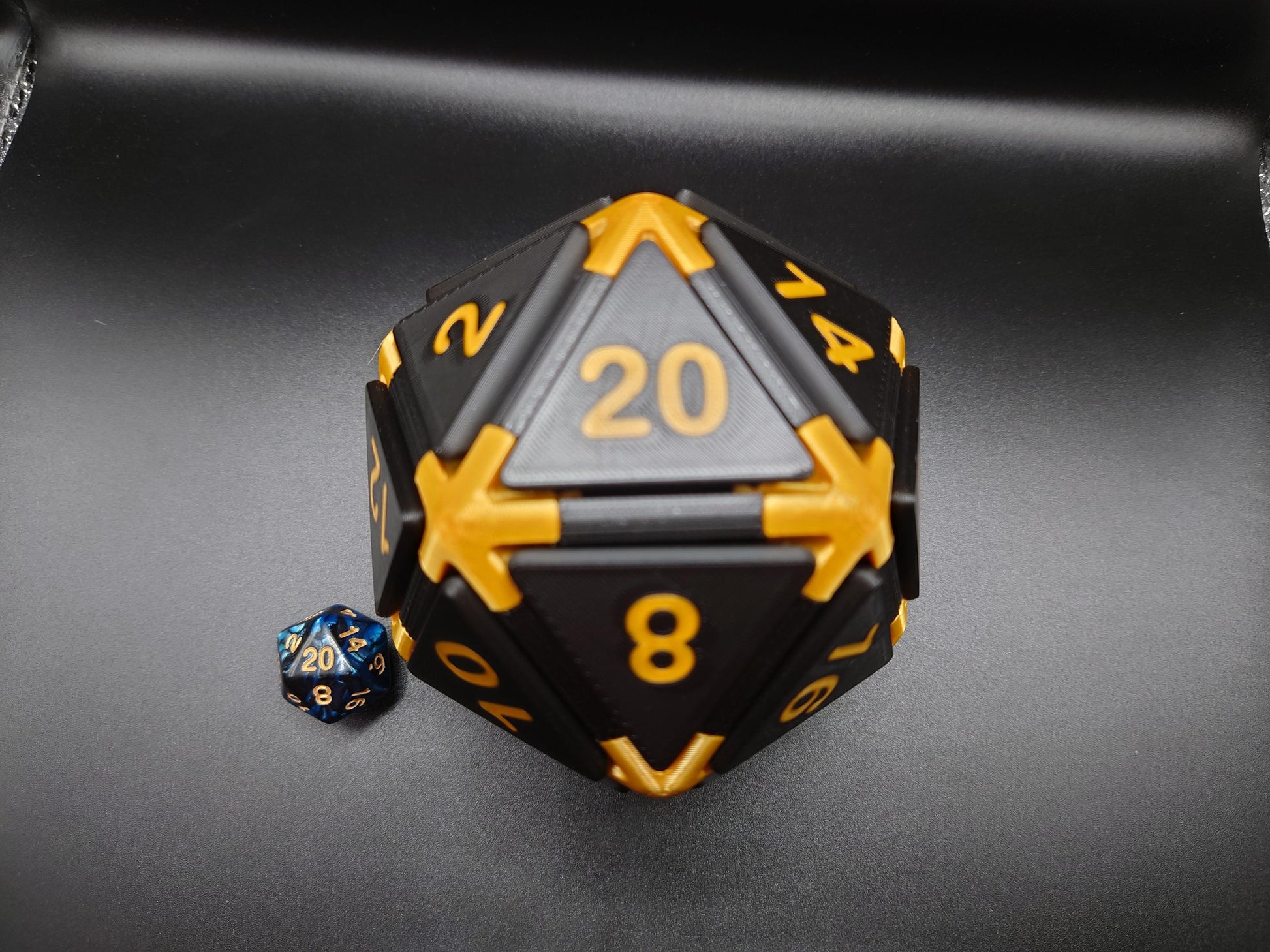 D20 Dice 3d Printed fidget Clicker, DND Die Keyboard Switch Desk Toy