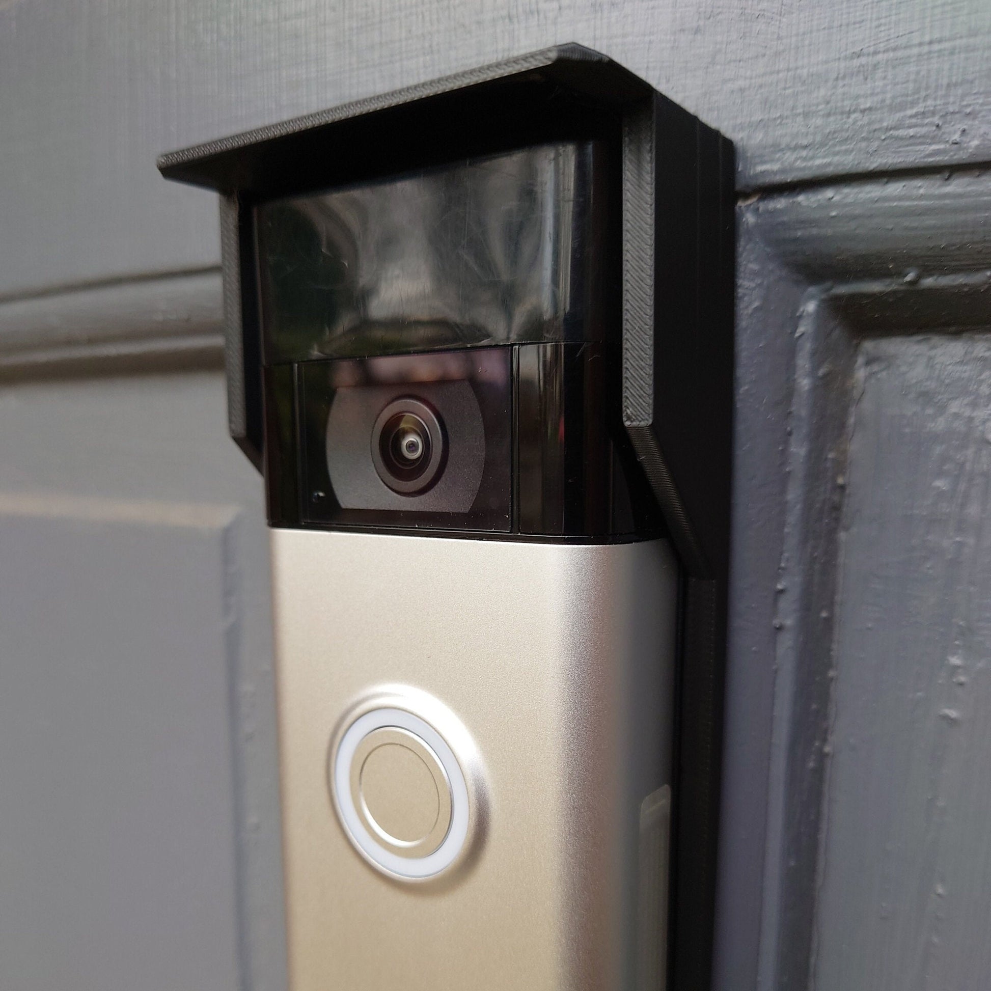 Clip on Rain & Sun Cover For Ring 2nd Generation Doorbell