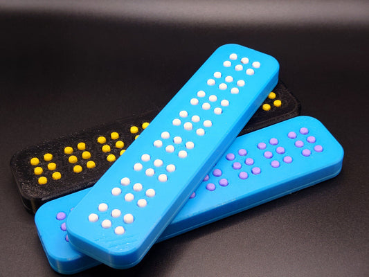 3D Printed Braille Training 8 Cell Learn Braille easily - Sensory Toy