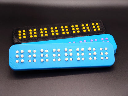 3D Printed Braille Training 8 Cell Learn Braille easily - Sensory Toy