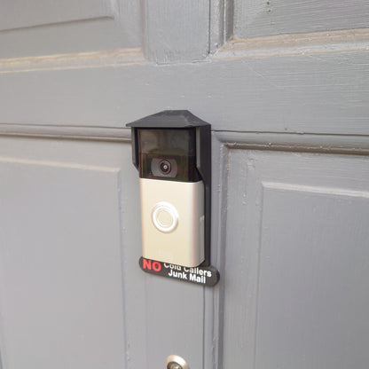 Clip on Rain & Sun Cover For Ring 2nd Generation Doorbell No Cold Callers, No Junk Mail