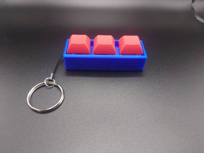 Keyboard Fidget - Triple key Mechanical Switch Clicker