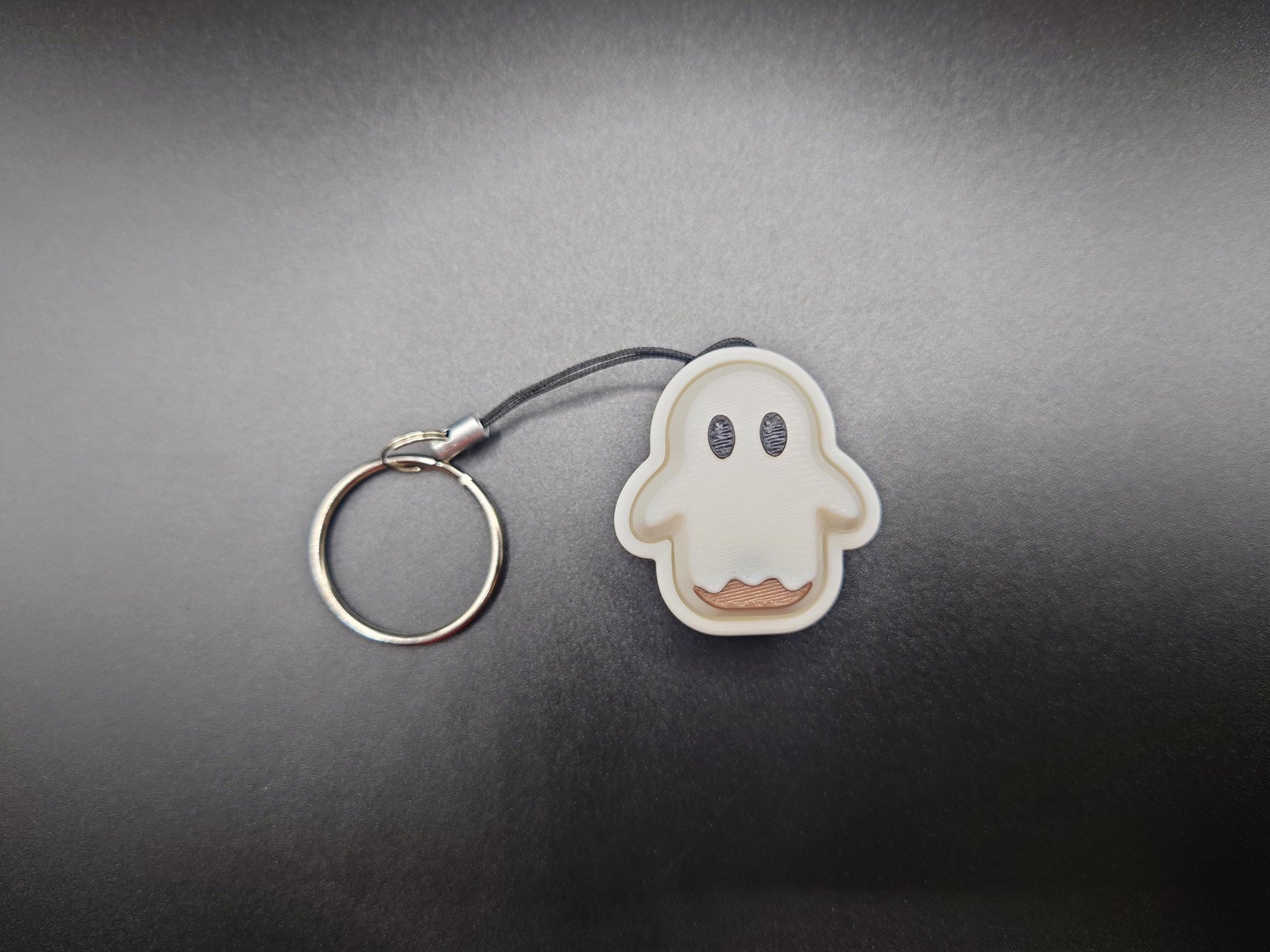 Clicky Ghost Popsicle fidget toy - 3D Printed Keyboard switch Fidget Keyring