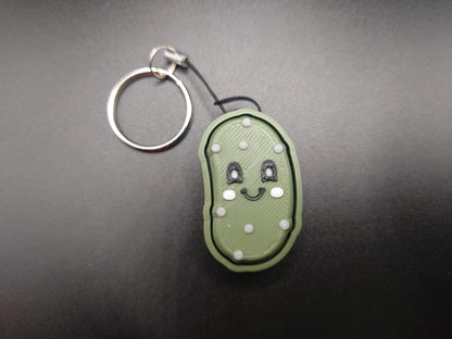 Clicky Pickle fidget toy - 3D Printed Keyboard switch Fidget Keyring