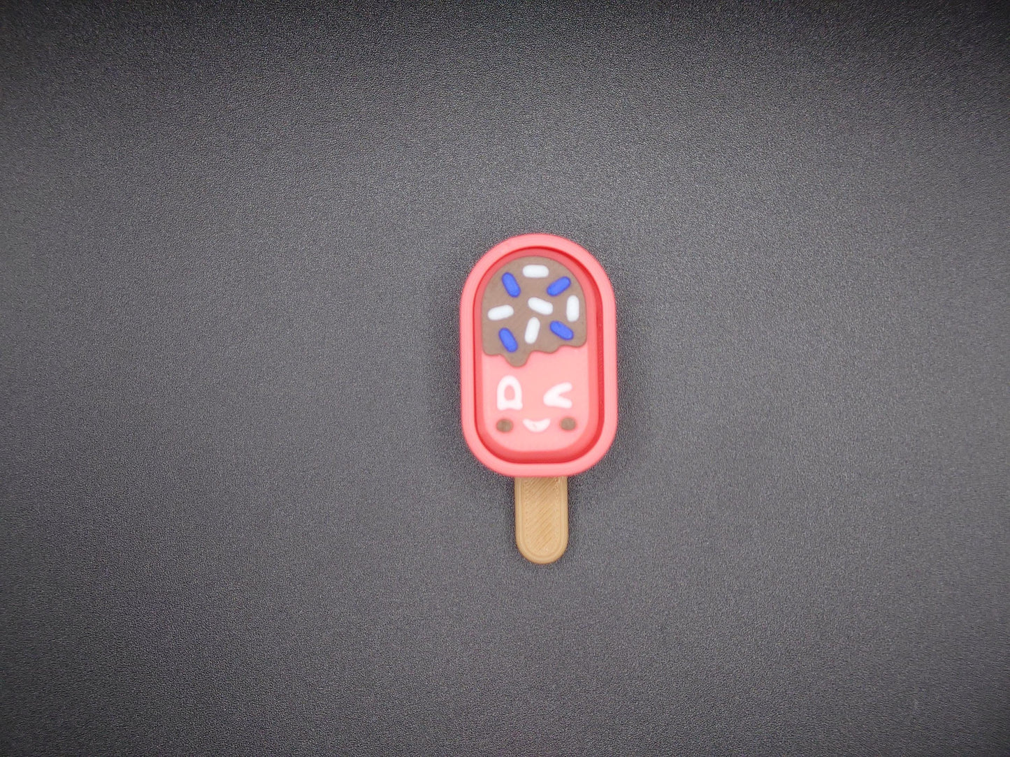 Clicky Ice Cream Popsicle  fidget toy - 3D Printed Keyboard switch Fidget Keyring